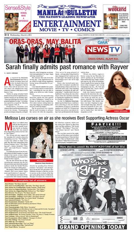manila bulletin entertainment
